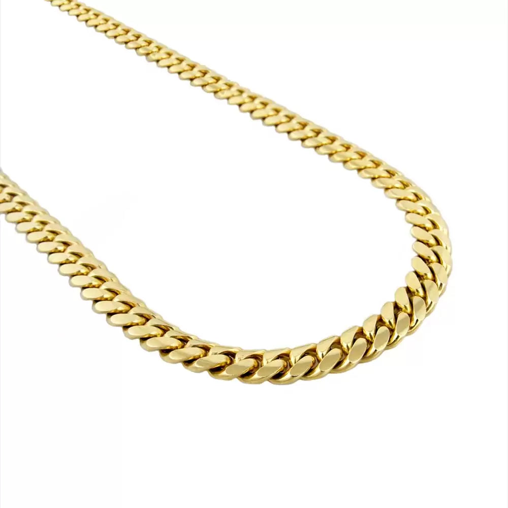 Cuban Link Solid Gold Chain 10K