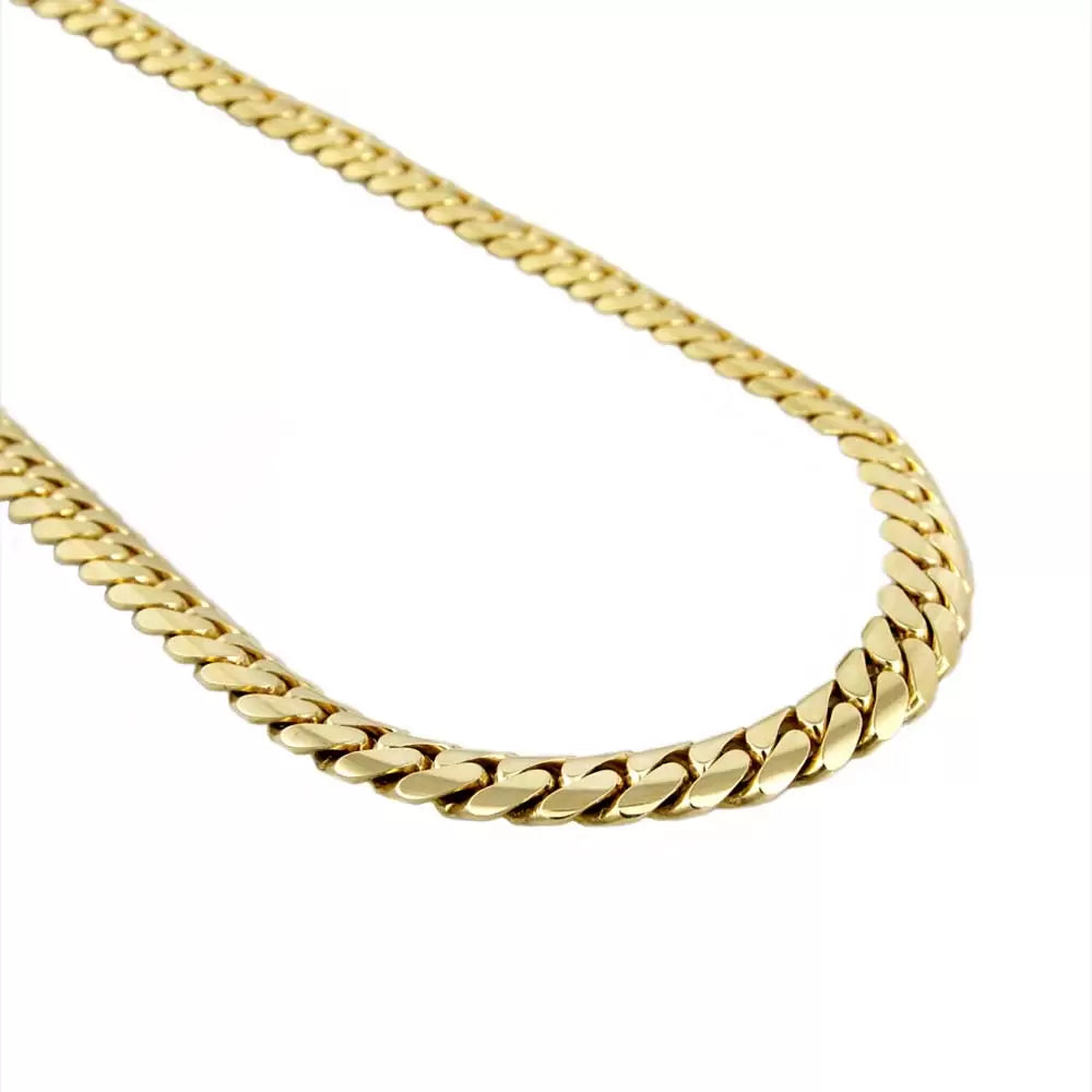 Cuban Link Solid Gold Chain 14K