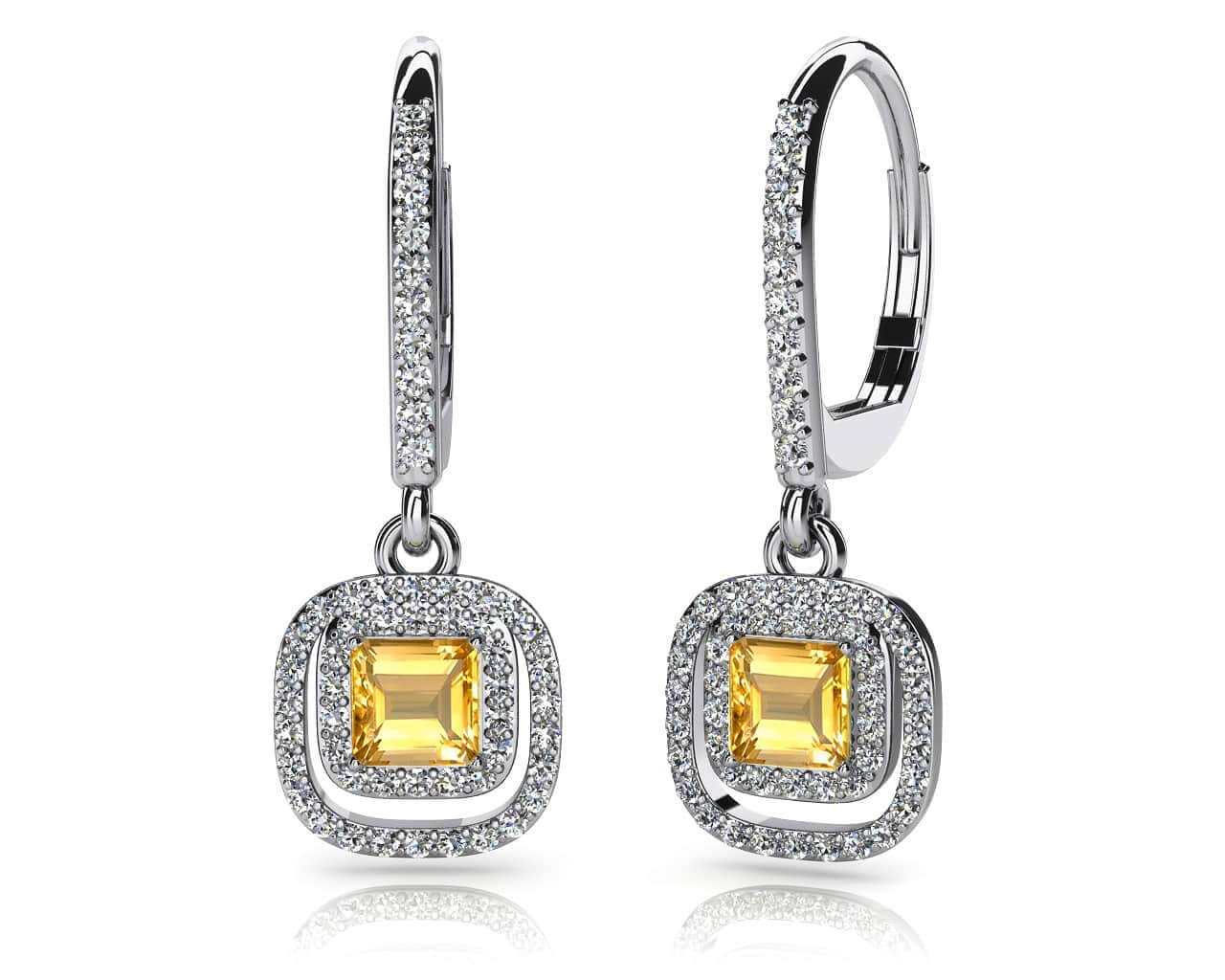 Day To Night Gemstone And Diamond Earrings In 14K 18K Or Platinum